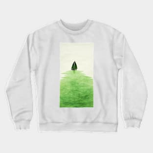 GREEN LEAF BOAT Crewneck Sweatshirt